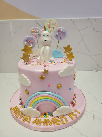 MIRHA UNICORN FONDANT CAKE