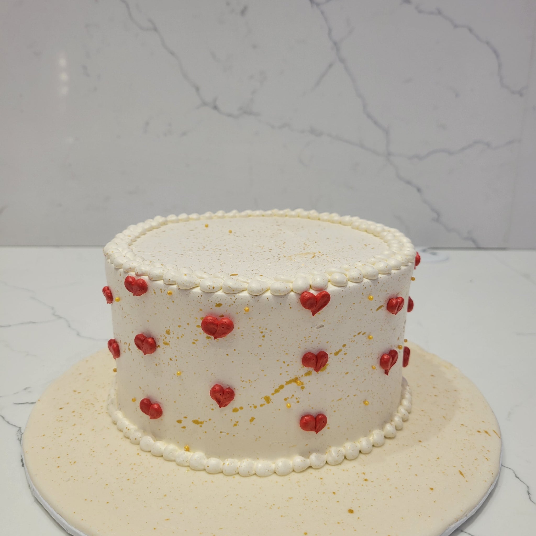 IVORY HEART CAKE