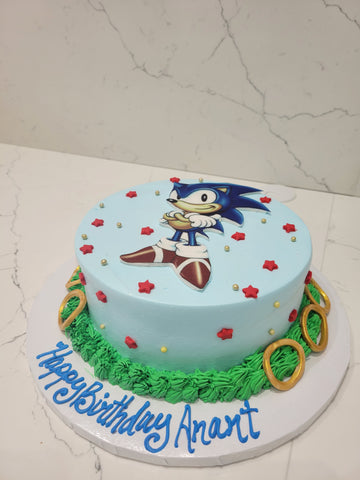 Zion sonic Birthday Cake