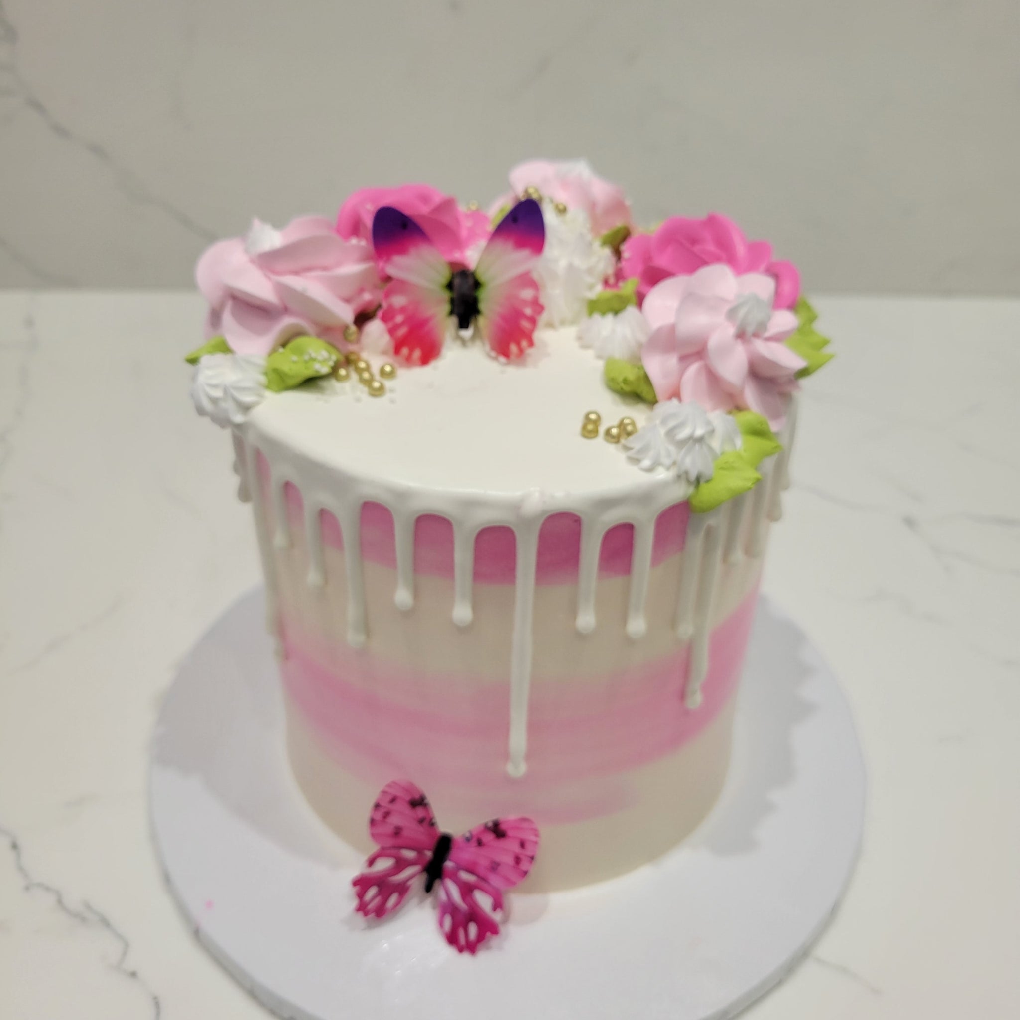 Vidhi Butterfly Birthday Cake
