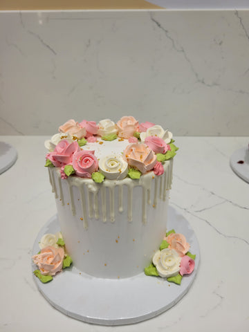 PASTEL FLORAL CAKE