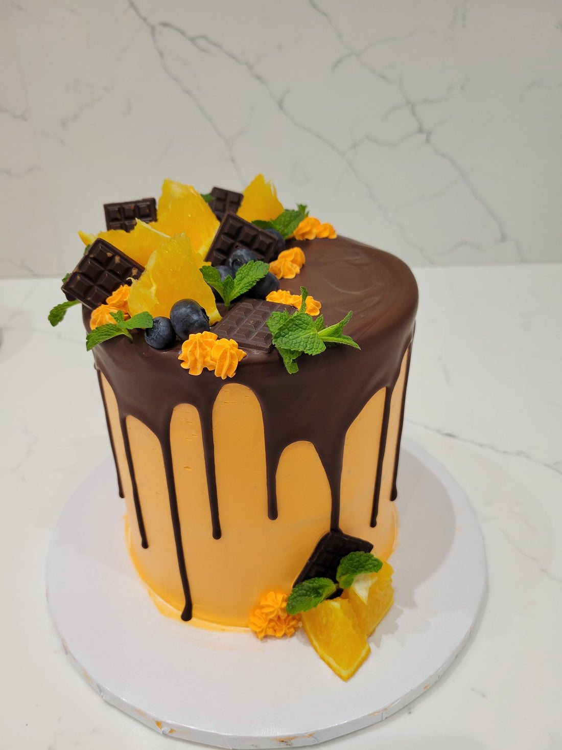 ORANGE CHOCO FRUIT CAKE