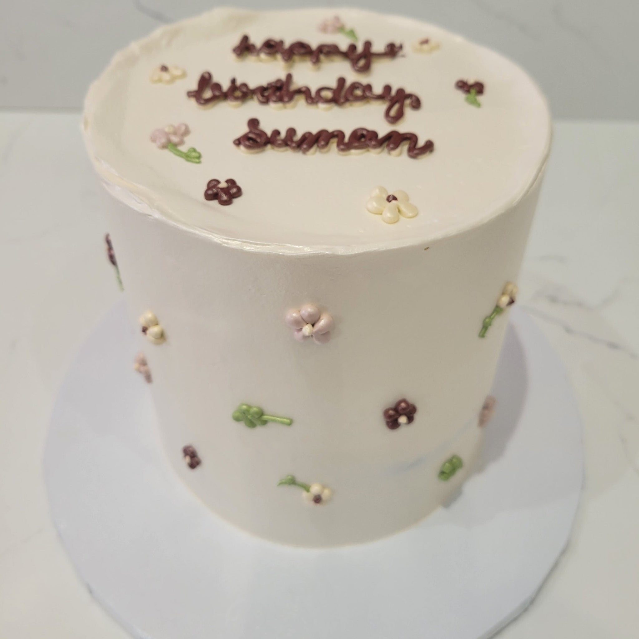 Suman ivory birthday cake