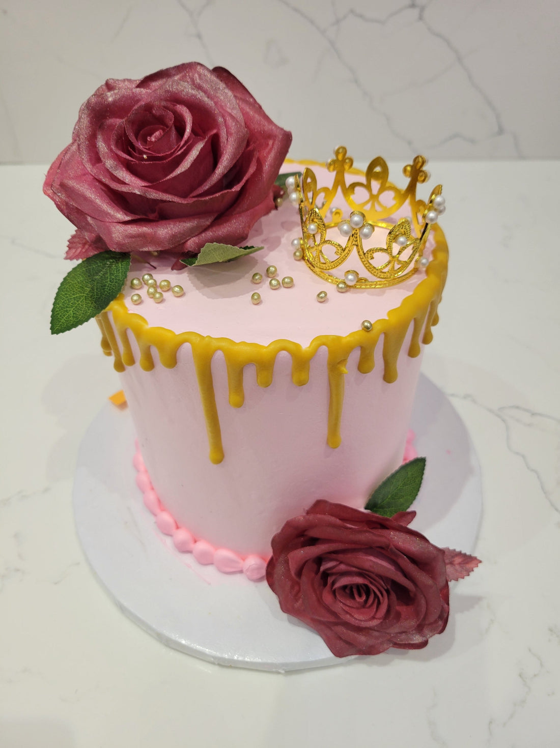 NIDHI PINK CROWN BIRTHDAY CAKE