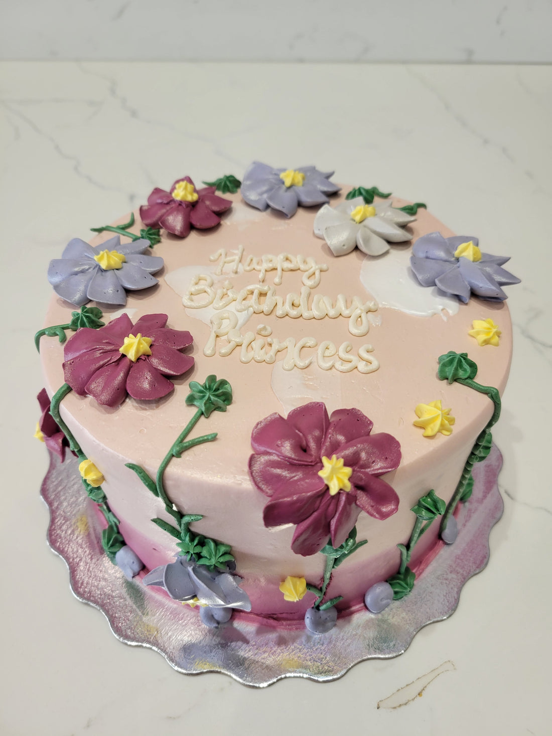 Zoey Flower Cream Cake