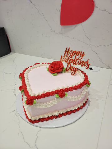 Scarlett Valentine Heart Cake