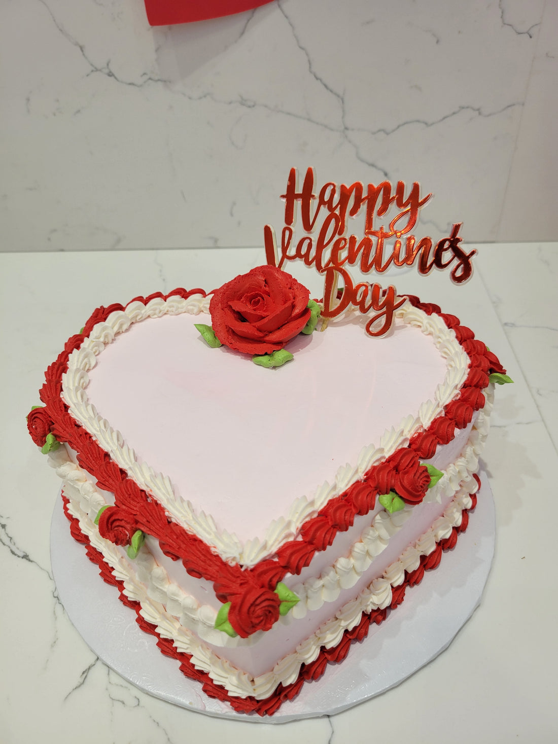 Scarlett Valentine Heart Cake