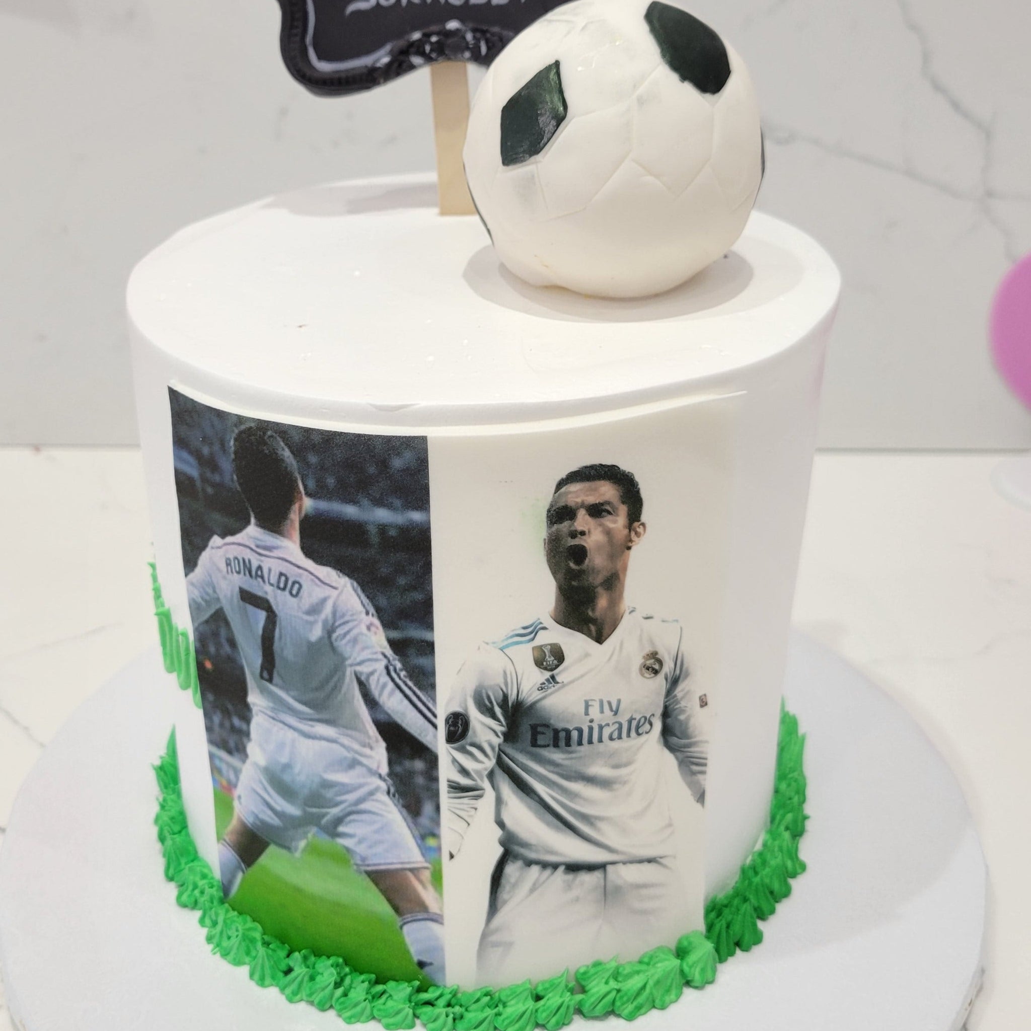 RONALDO SOCCER BIRTHDAY CAKE