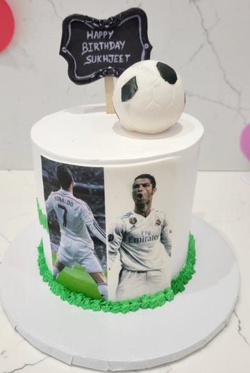 RONALDO SOCCER BIRTHDAY CAKE