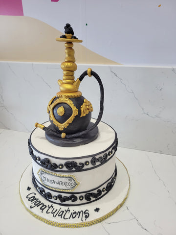 MEDUSA HOOKAH FONDANT CAKE