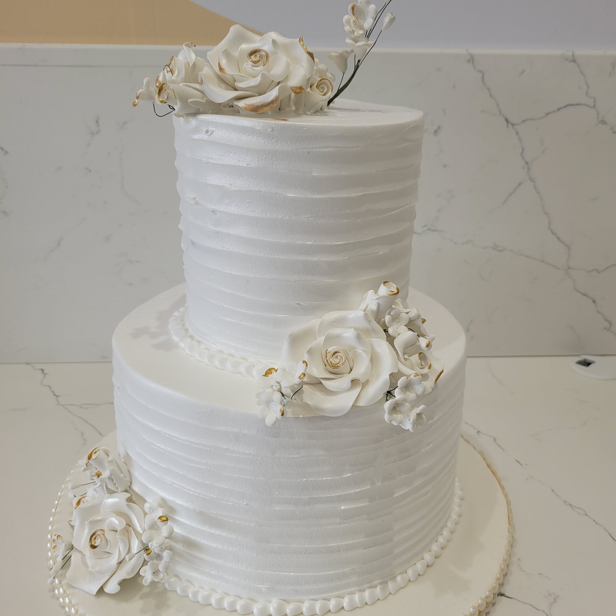 NOAH WHITE WEDDING CAKE