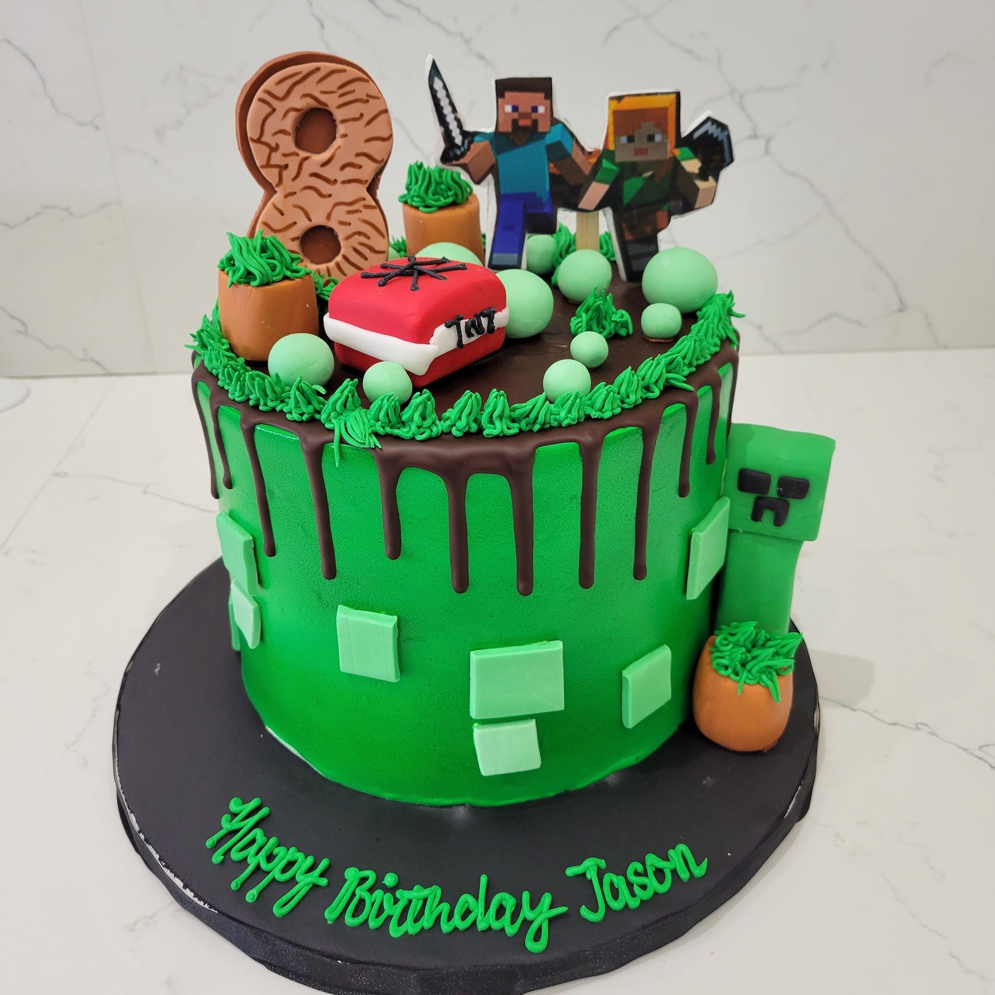 JASON MINECRAFT CREAM CAKE