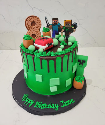 JASON MINECRAFT CREAM CAKE