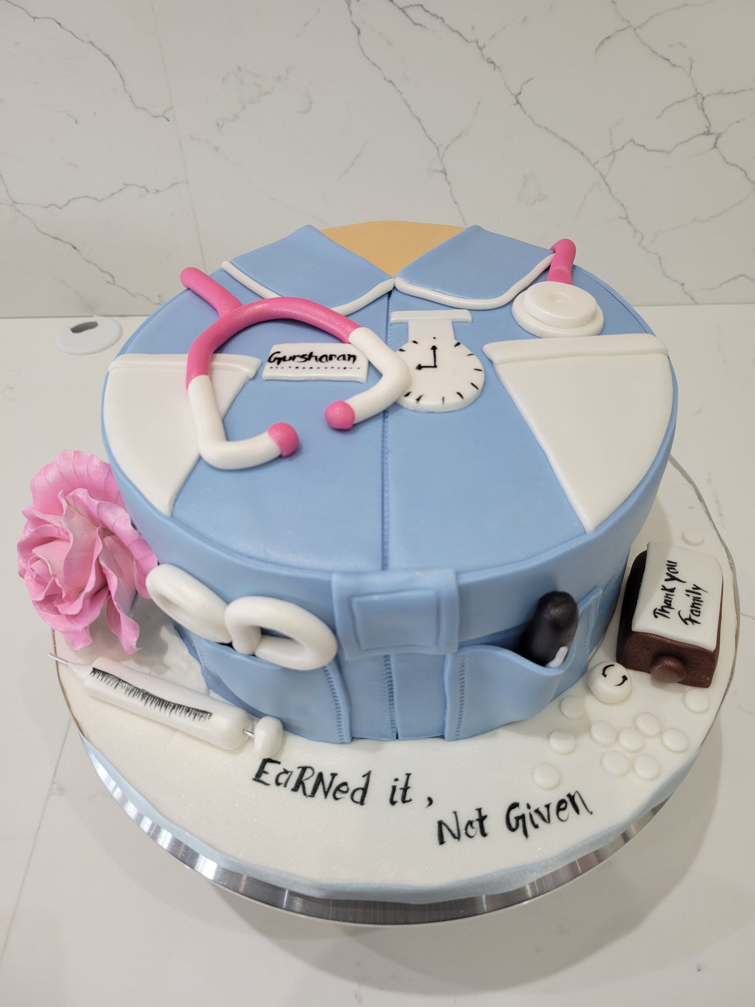 GURSHARAN DOCTOR FONDANT CAKE