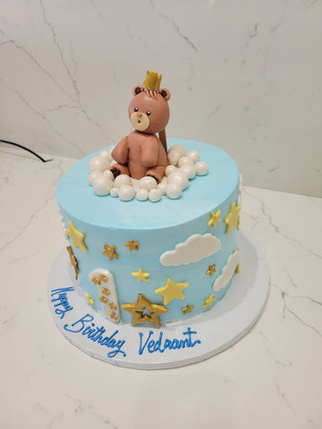 VEDAANT TEDDY BIRTHDAY CAKE