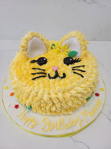 YELLOW KITTY CREAM CAKE