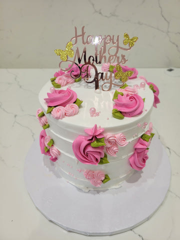 PINK BLOSSOM MOTHER'S DAY CAKE