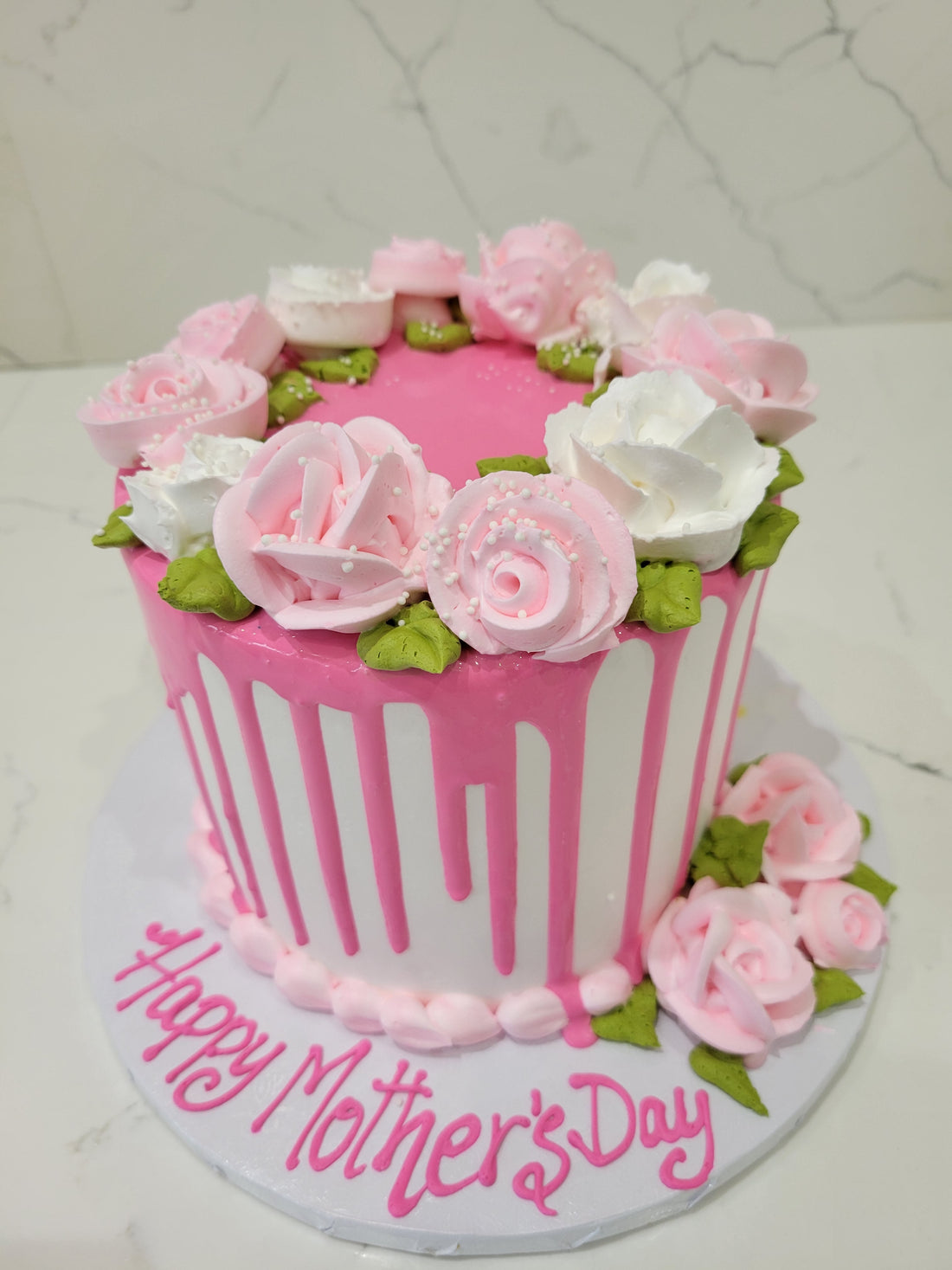 ROSEY PINK MOTHER'S DAY CAKE