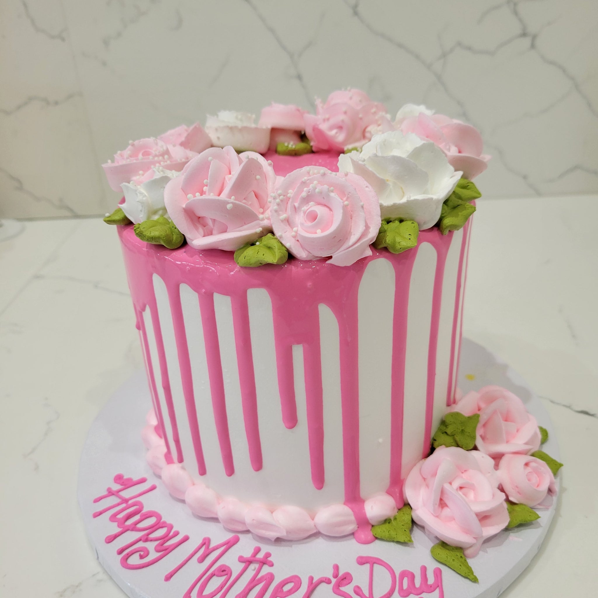 ROSEY PINK MOTHER'S DAY CAKE