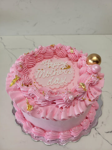 PINK MOTHER'S DAY CAKE