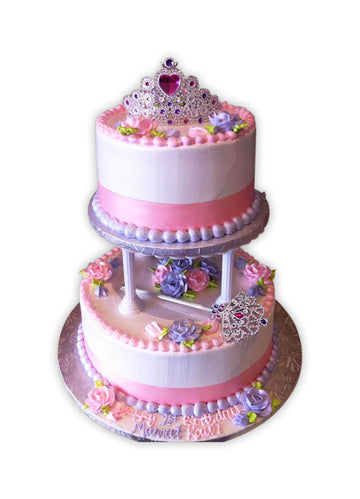 Queen Crown Tiered Cake