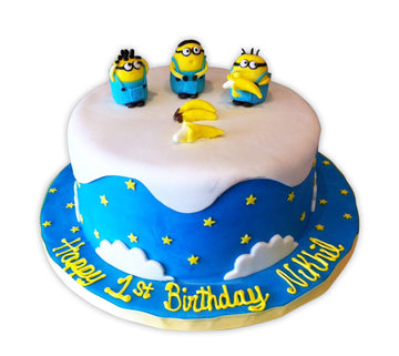 Minions Fondant Cake