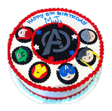 Avengers Fondant Cake