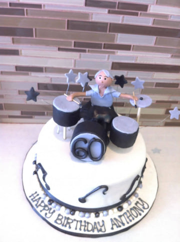 Rock Band Fondant Cake