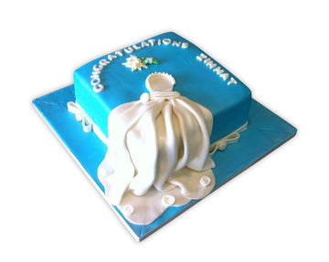 Zinnat Bridal Shower Fondant Cake