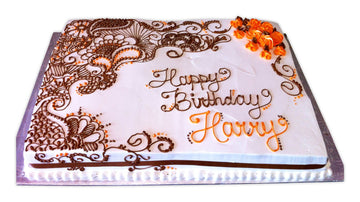 Harry Mehndi Cake