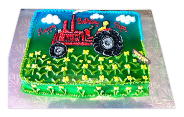 Tractor Lohri Cake