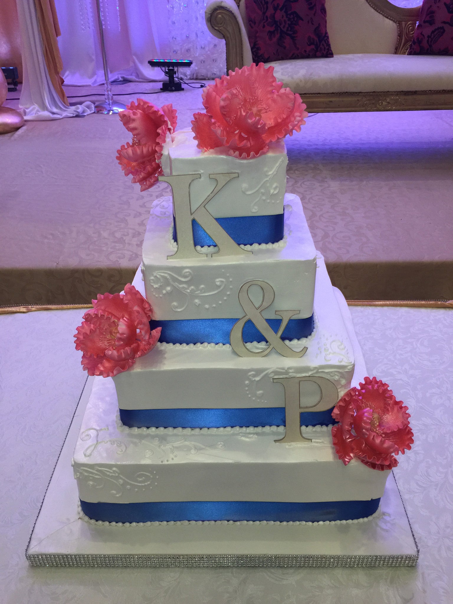 K & P Wedding Cake