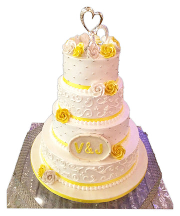 Daisy Wedding Cake