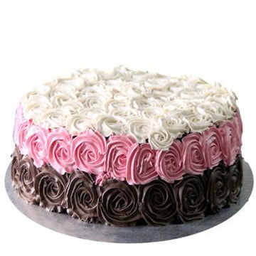 3 In 1 Designer Rose Cake