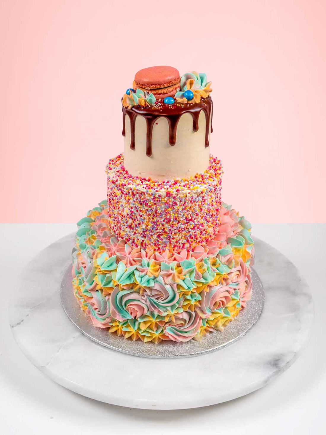 Confetti - Tiddly Three-Tiered Cake