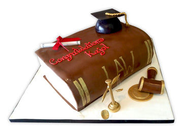 Law Book cake