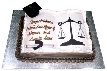 Diploma Book Cake