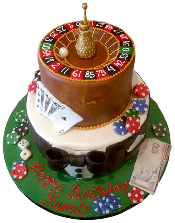 Casino Fondant Birthday cake