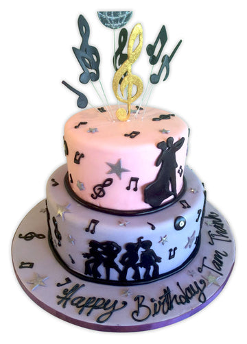 Tam Music Themed Cake