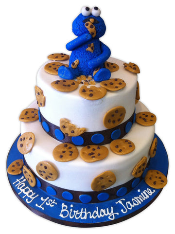 Jasmine Cookie Monster Cake