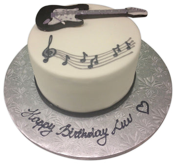 Luv Guitar Cake