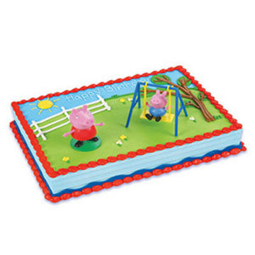 Peppa Pig Theme Cake