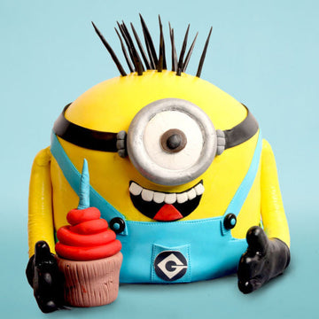 Designer Minion Cake