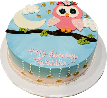 OWL CREAM CAKE