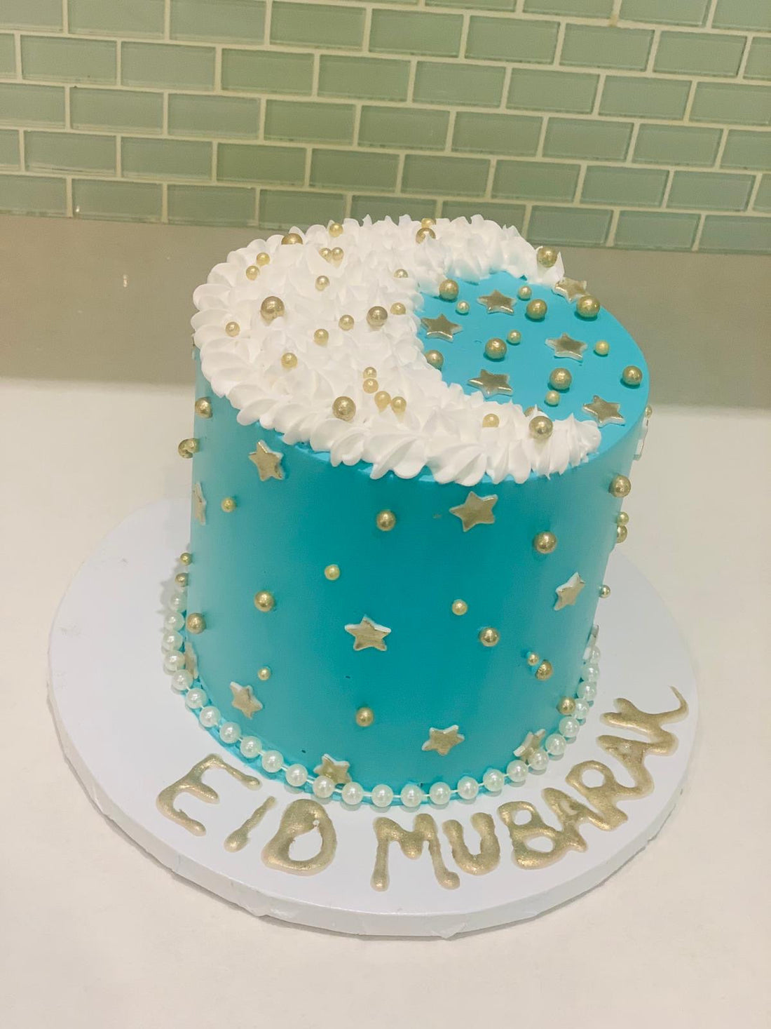 Blue Star Birthday Cake