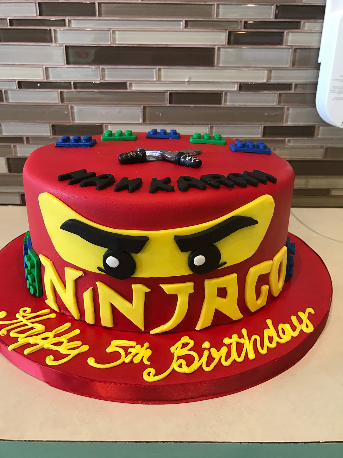 Ninjago Birthday Cake