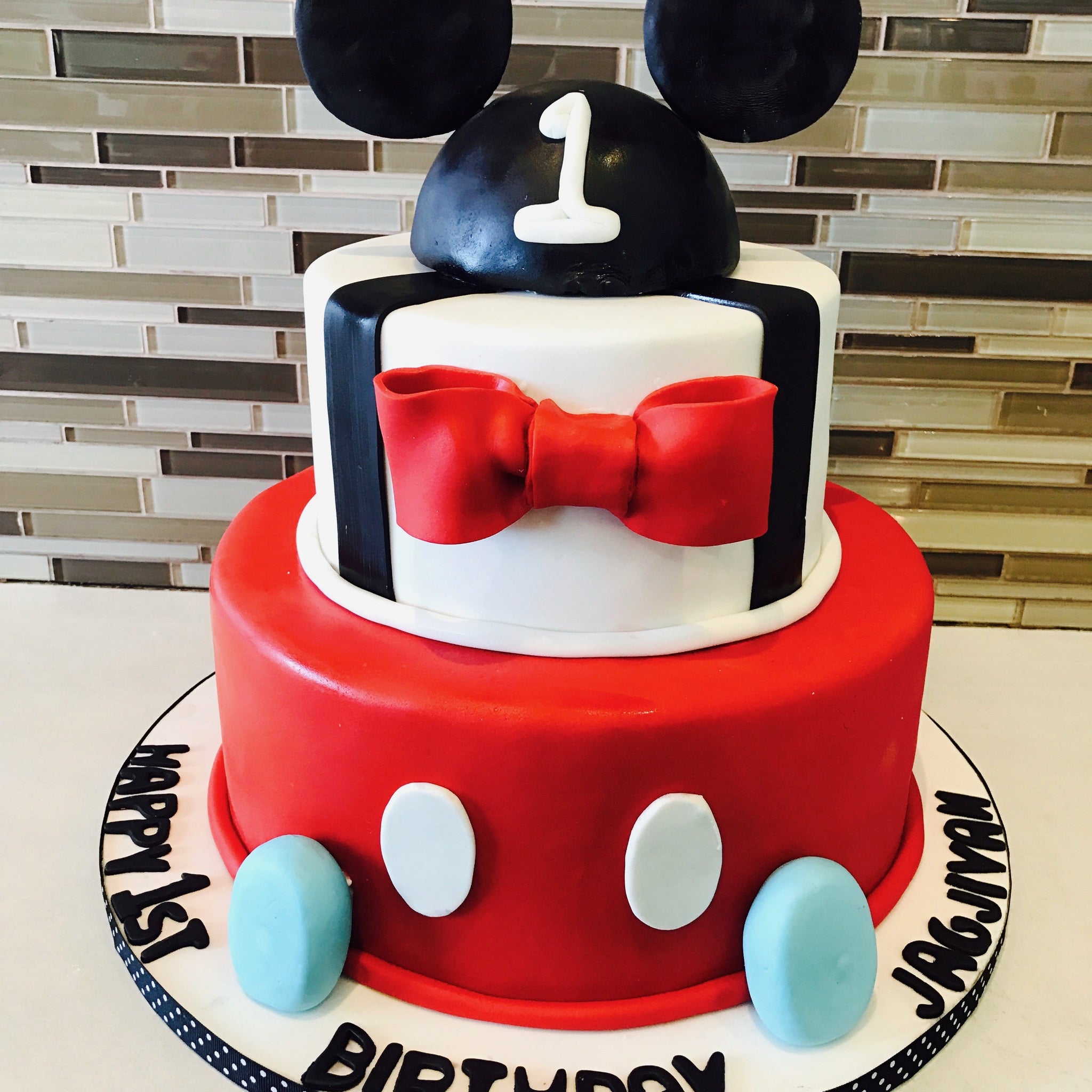 Jag Mickey Tiered Cake