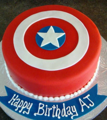 Avenger Saving World Theme Cake