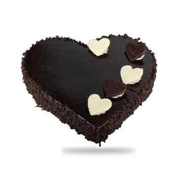 Choco Truffle Heart Shaped Cake