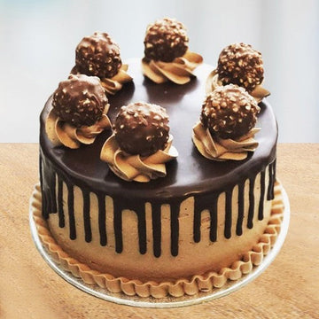 Creamy Ferreo Rocher Chocolate Cake